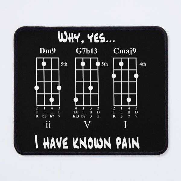 Item preview, Why Yes, I Have Known Pain - Ukulele Style designed and sold by UkuleleGeorge.