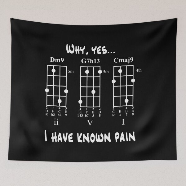 Item preview, Why Yes, I Have Known Pain - Ukulele Style designed and sold by UkuleleGeorge.