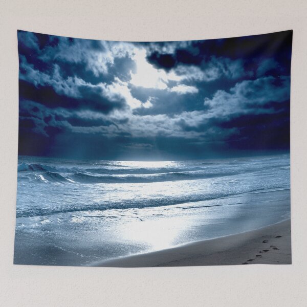 Item preview, Moonlit Serenity on the Shore designed and sold by Exodoi.