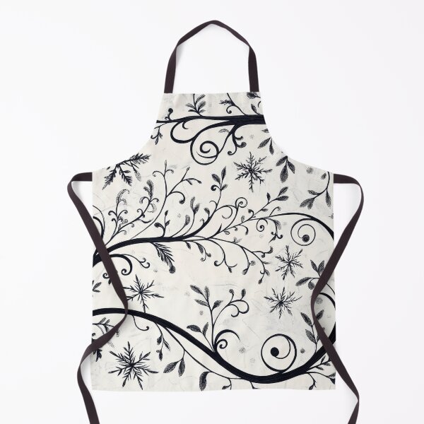 Item preview, An intricate Pattern Design features swirling vines and branches adorned with delicate snowflakes. designed and sold by HEMRO.