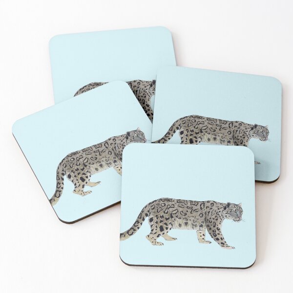 Item preview, SNOW LEOPARD-Panthera uncia designed and sold by BEATRIZ ABAITUA.