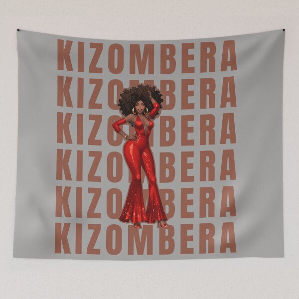 Item preview, "Kizombera Afro Woman" Tee designed and sold by La Loca.