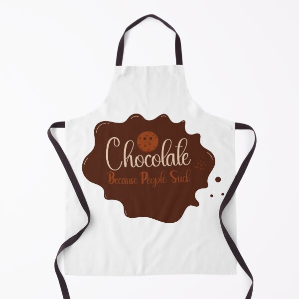 Item preview, Chocolate Because people suck Chocolate Lover Funny humor quote designed and sold by REDDLINE.