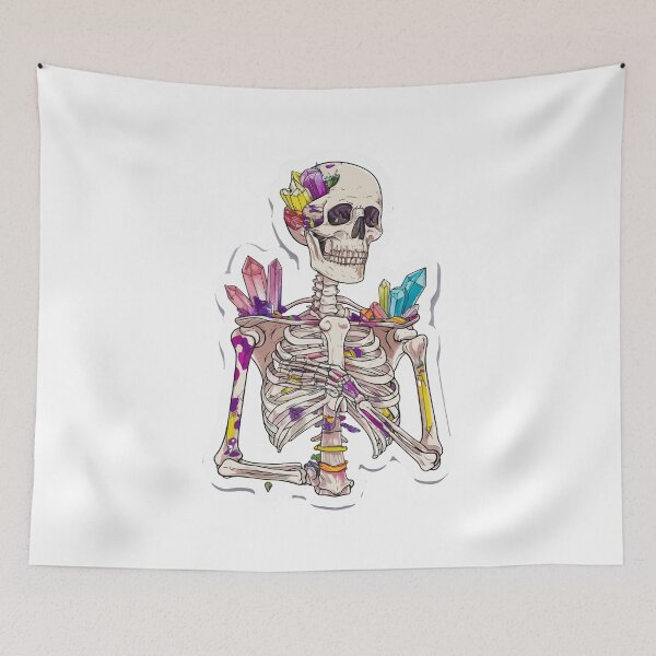 Item preview, Crystalline Skeleton Fantasy Art designed and sold by NiftyWrx.