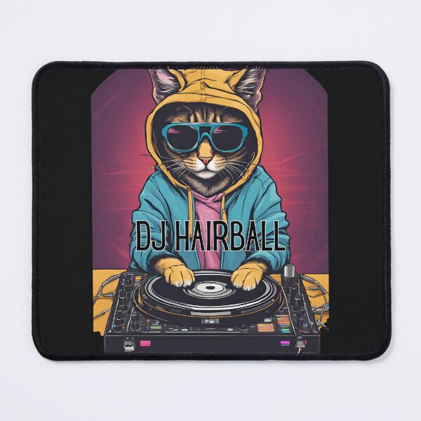 Item preview, DJ HAIRBALL - KITTY ON THE 1'S AND 2'S designed and sold by TommyTsunami.