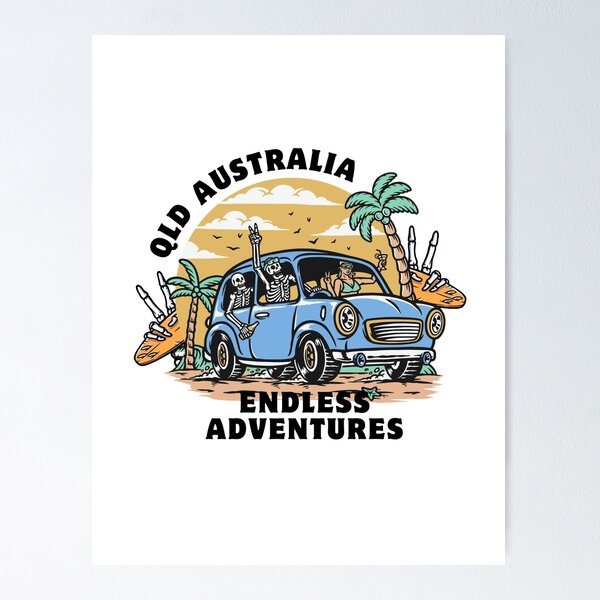 Item preview, Endless Adventures, Queensland, Australia designed and sold by PurrfectionMeow.