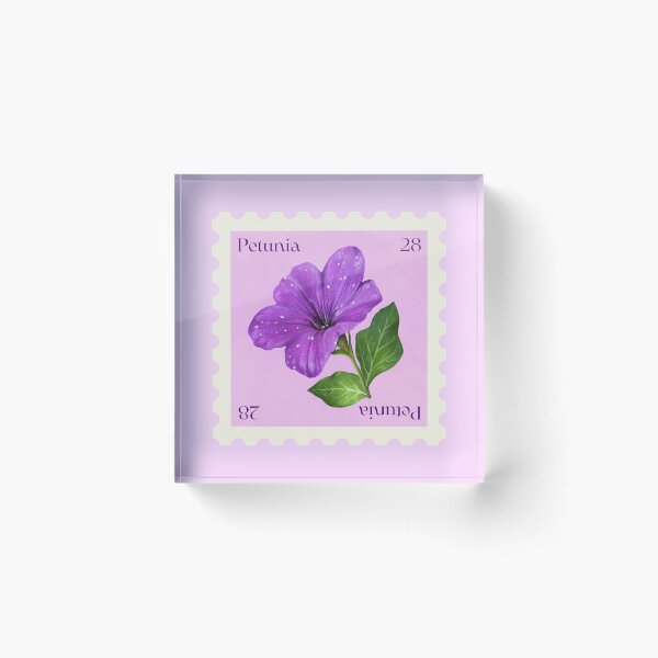 Item preview, Petunia Flower Stamp designed and sold by Cute-Treasure.