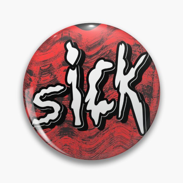 Item preview, Sick - Red designed and sold by brainfog designs.