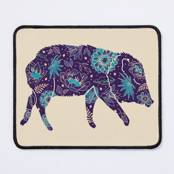 Item preview, Floral Javelina (Purple) designed and sold by LoveCallieCo.