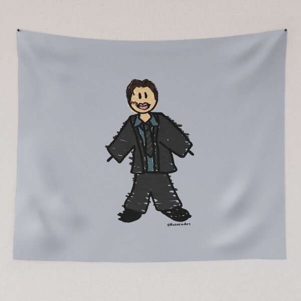 Item preview, Stitched Up Hoffman Stick Figure designed and sold by RoserinArt.