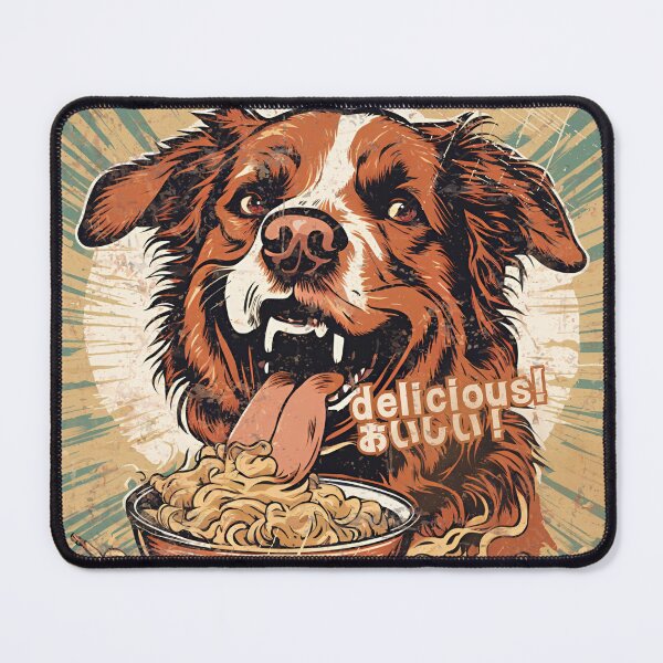 Item preview, Ramen is delicious! Brown dog version designed and sold by siamnekochan.