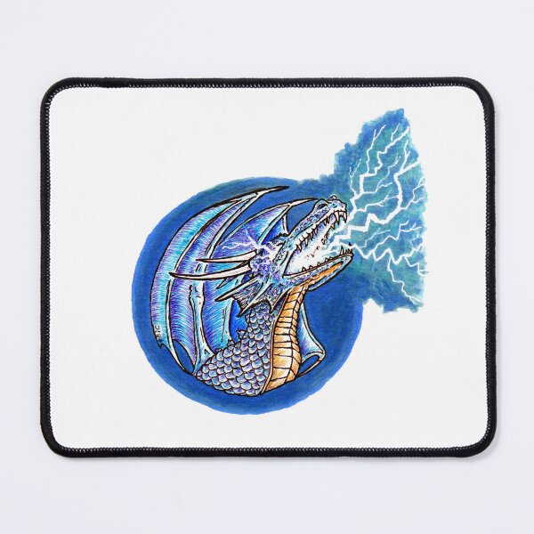 Item preview, Blue Dragon breathing lightning breath! designed and sold by Britain Cramer.