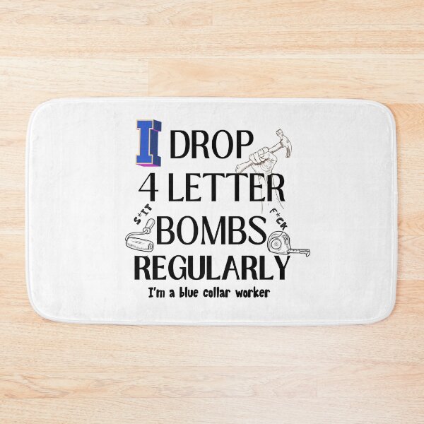 Item preview, blue collar worker design   funny design designed and sold by SellingStuff91.