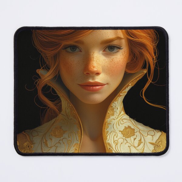 Item preview, Kirigami woman with Auburn Hair designed and sold by DigiCre8.