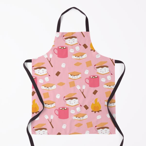 Item preview, campfire marshmallow chocolate smores pink designed and sold by Gossip Rag.