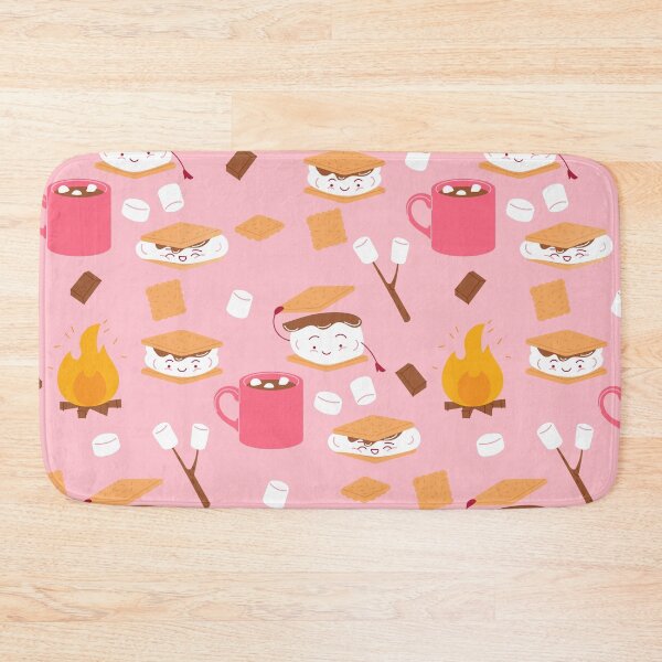 Item preview,  campfire marshmallow chocolate smores pink designed and sold by Gossip Rag.