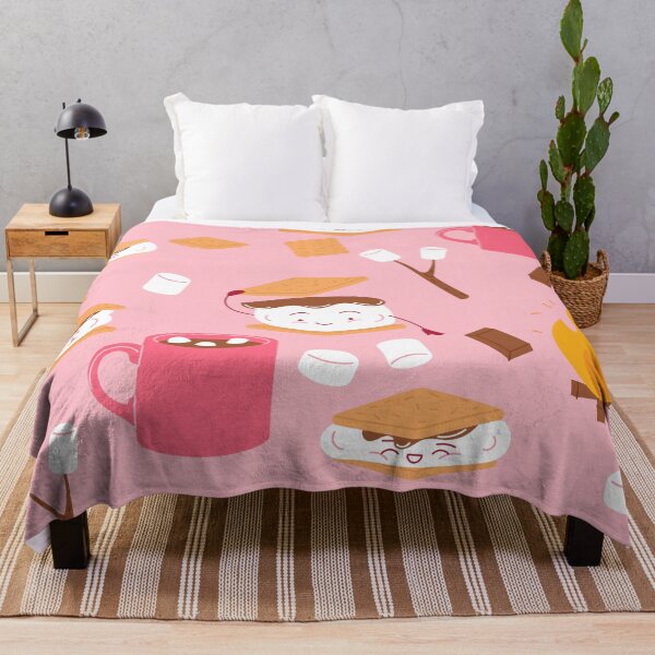 Item preview,  campfire marshmallow chocolate smores pink designed and sold by Gossip Rag.