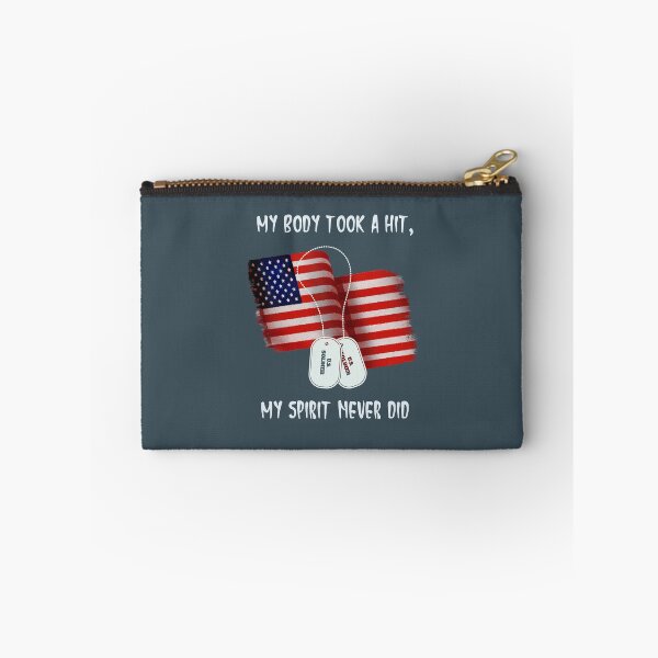 Item preview, Disabled Veteran - My Body Took a Hit, My Spirit Never Did designed and sold by OsmiumGalaxy.