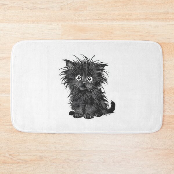 Item preview, Quirky Black Kitten Sketch designed and sold by NiftyWrx.