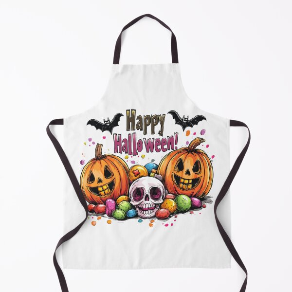 Item preview, Halloween Pumpkins and Colorful Skull designed and sold by Fab-Haven.