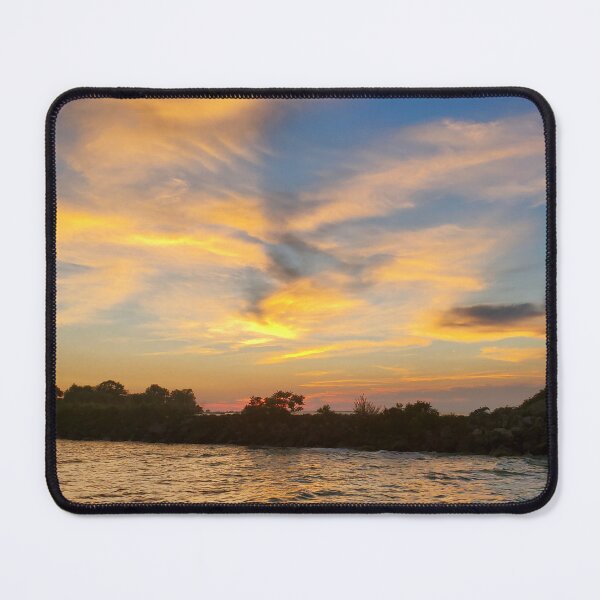 Item preview, Whispy Cloud Sunset Over Lake Erie designed and sold by WalleyeWidow.