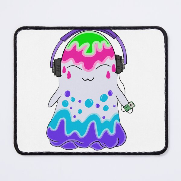 Item preview, Cute ghost listening to music designed and sold by WrensDgtDesigns.