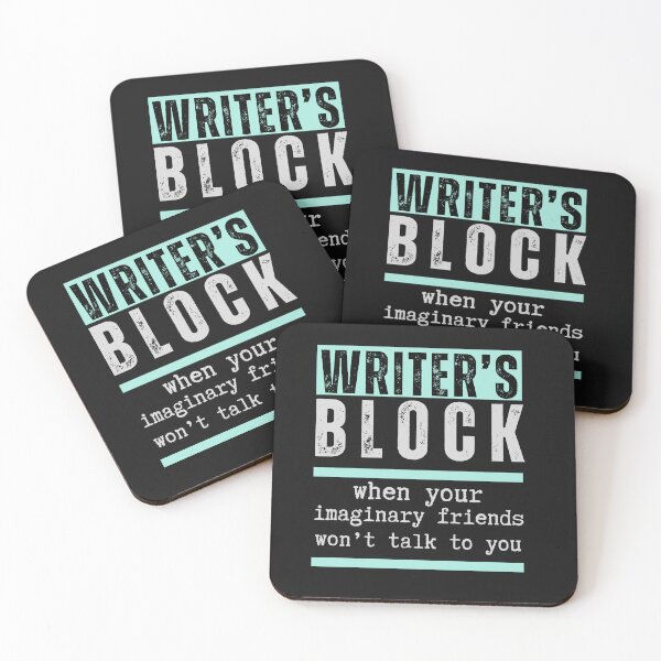 Item preview, Funny  Distressed Writer's Block Design designed and sold by AlienOccupation.