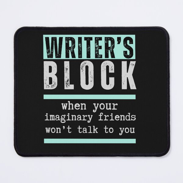 Item preview, Funny  Distressed Writer's Block Design designed and sold by AlienOccupation.