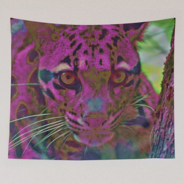 Item preview, Pink and Purple Leopard designed and sold by Nostalgia Busters.