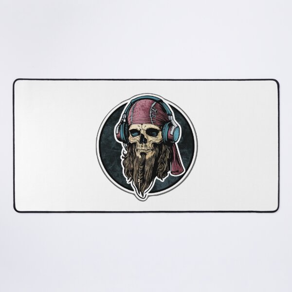 Item preview, Viking Vintage Skull with Headphones designed and sold by NiftyWrx.
