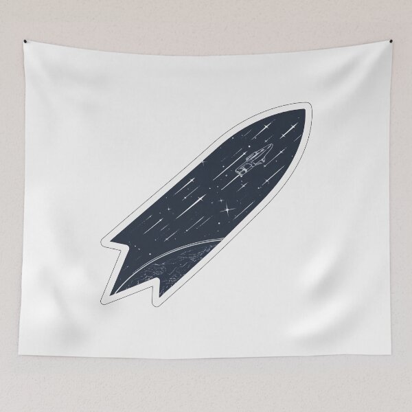 Item preview, Galactic Arrowhead: Starship Scenic View designed and sold by NiftyWrx.