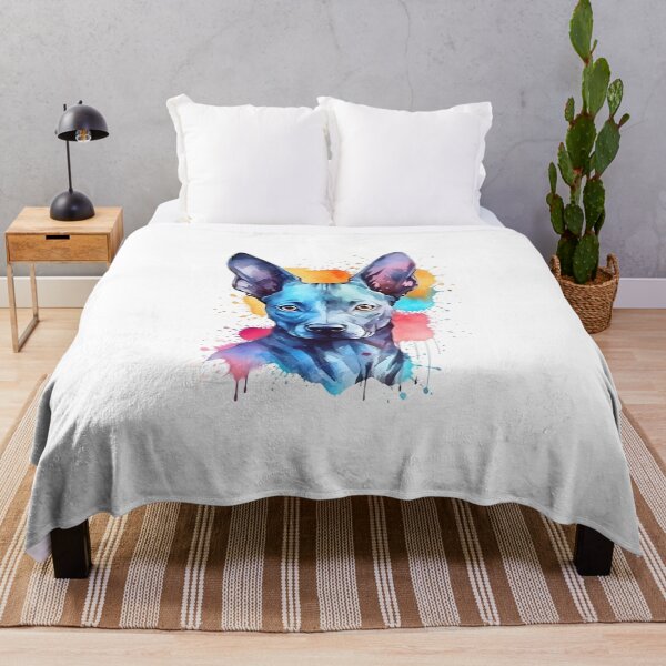 Item preview, Xoloitzcuintli | Colorful Watercolor Design #2 designed and sold by MatsurexDesigns.