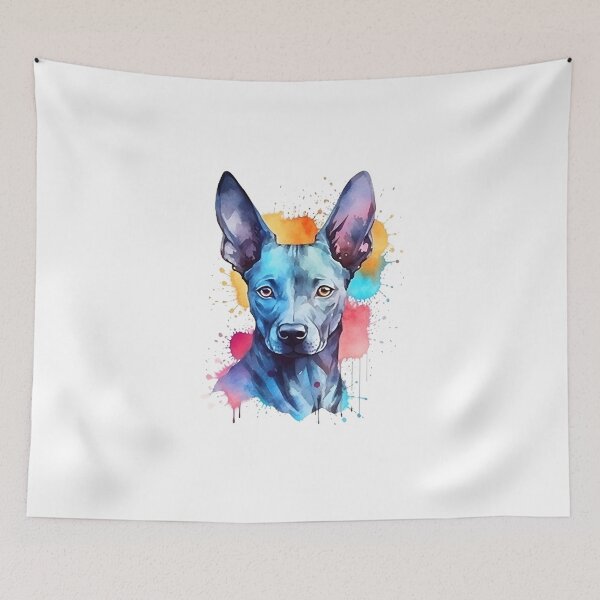 Item preview, Xoloitzcuintli | Colorful Watercolor Design #2 designed and sold by MatsurexDesigns.
