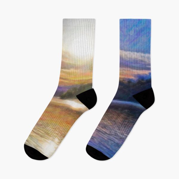 Item preview, Serene Sunset Over Water designed and sold by Nostalgia Busters.