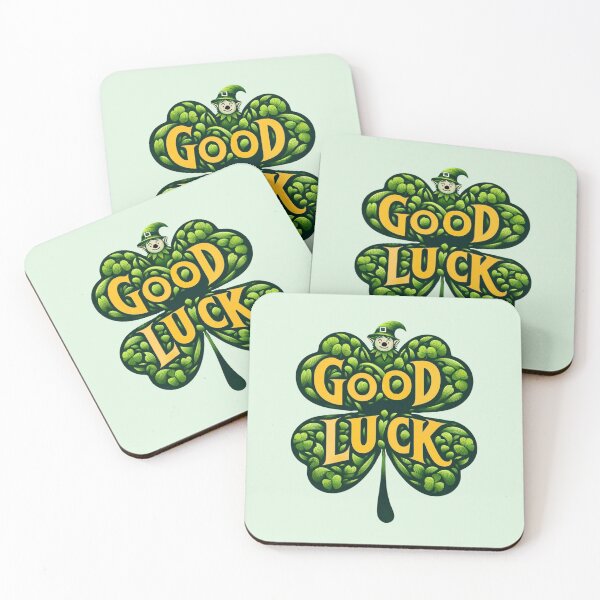 Item preview, Good Luck, Elf, Four Leaf Clover designed and sold by Myra365Art.
