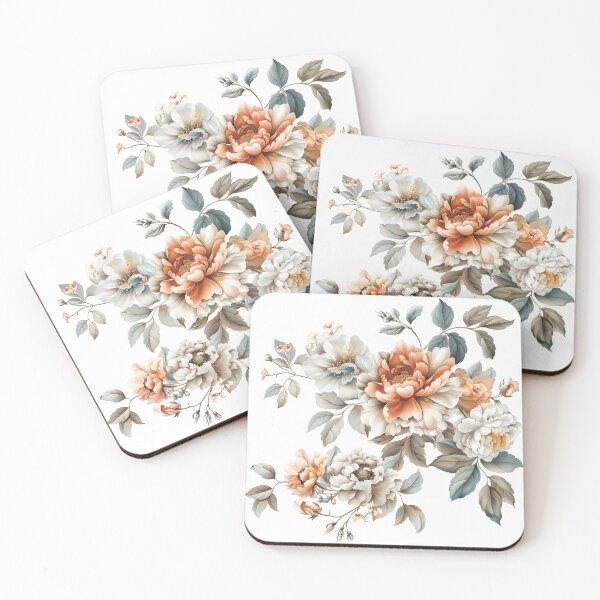 Item preview, Flowers Colorful vintage floral pattern designed and sold by Virginiia89.