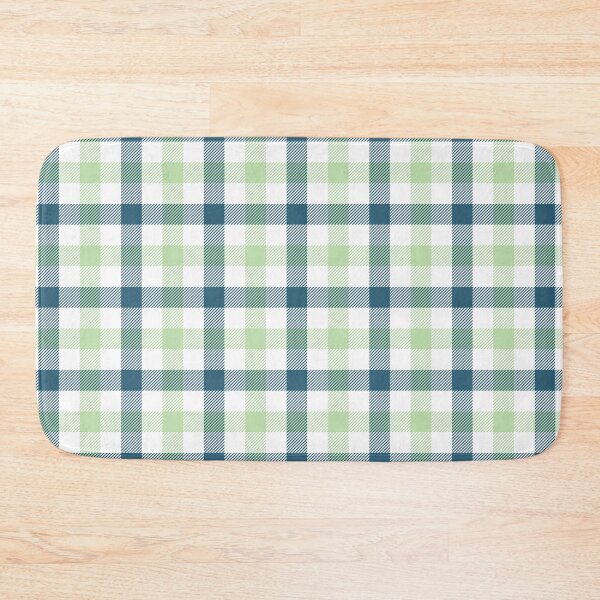 Item preview, Gingham Pattern in Teal, Mint, and White designed and sold by ModdiesColors.