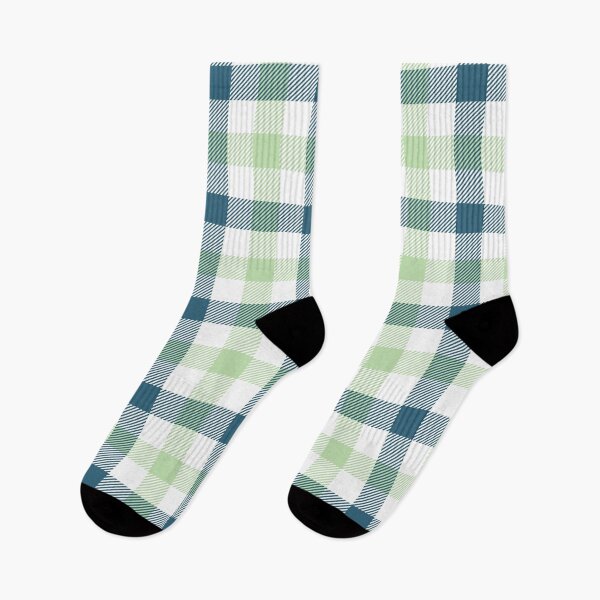 Item preview, Gingham Pattern in Teal, Mint, and White designed and sold by ModdiesColors.
