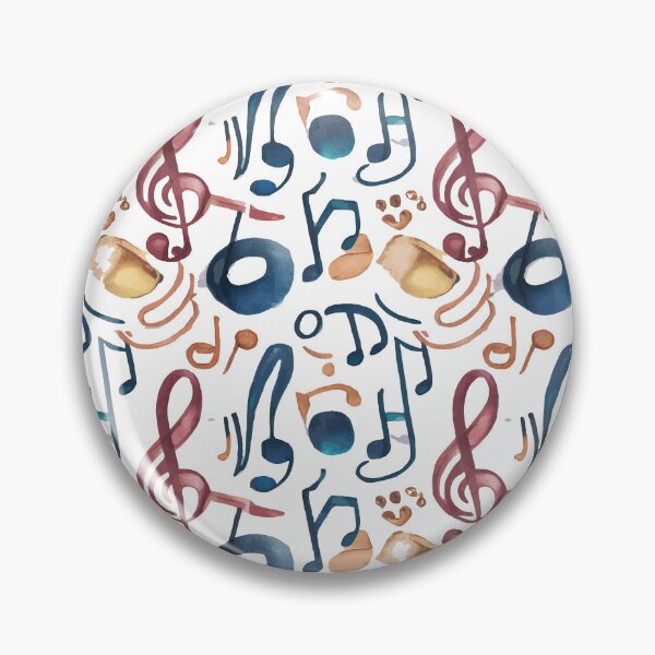 Item preview, Watercolor Music Notes Art designed and sold by NiftyWrx.