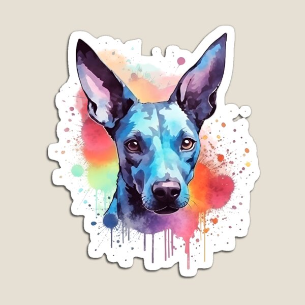Item preview, Xoloitzcuintli | Diseño colorido en acuarela #8 designed and sold by MatsurexDesigns.