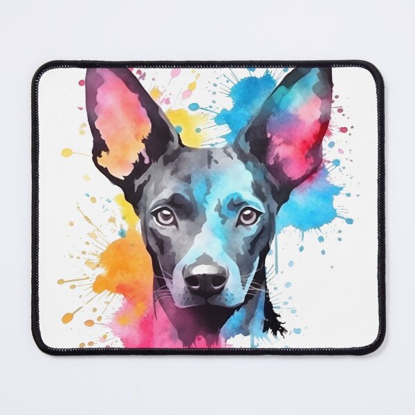 Item preview, Xoloitzcuintli | Colorful Watercolor Design #11 designed and sold by MatsurexDesigns.