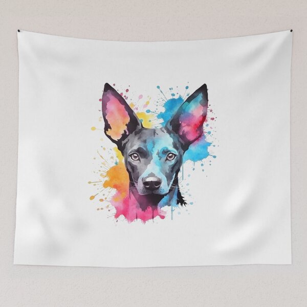 Item preview, Xoloitzcuintli | Colorful Watercolor Design #11 designed and sold by MatsurexDesigns.