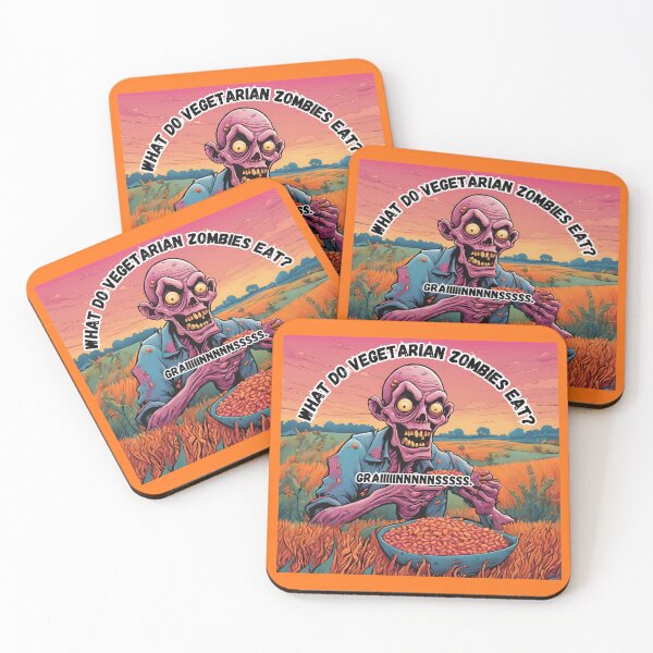 Item preview, What do Vegetarian Zombies Eat? 1 designed and sold by WheelieGdArt.