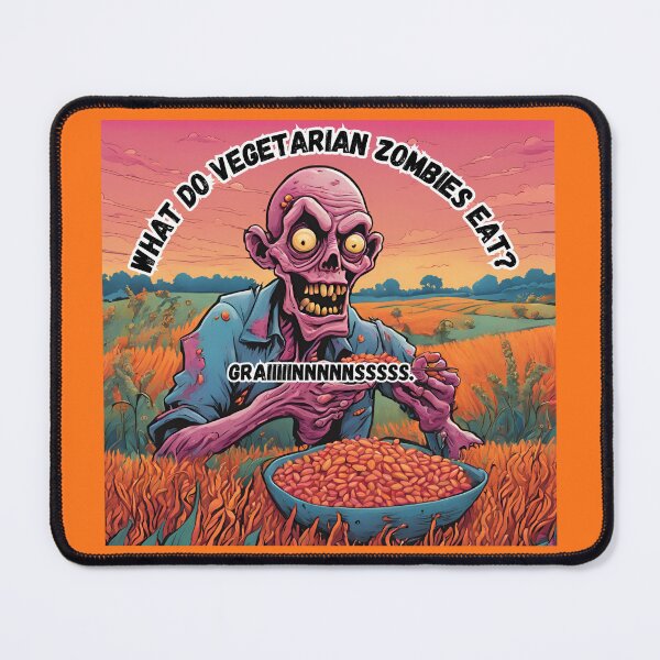 Item preview, What do Vegetarian Zombies Eat? 1 designed and sold by WheelieGdArt.