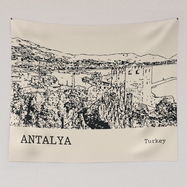 Aperçu de l'œuvre Antalya Turquie créée et vendue par Lakeric Cityscapes.