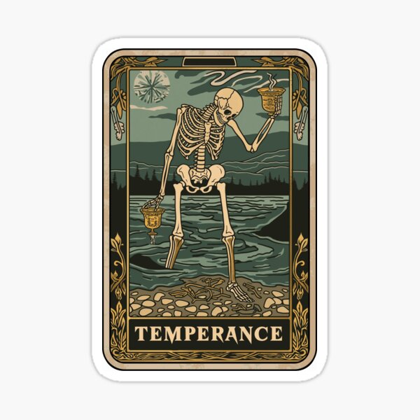 Item preview, Temperance Tarot Card designed and sold by colecoldcool.