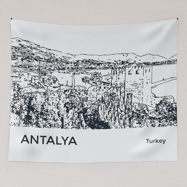 Aperçu de l'œuvre Antalya Turquie créée et vendue par Lakeric Cityscapes.
