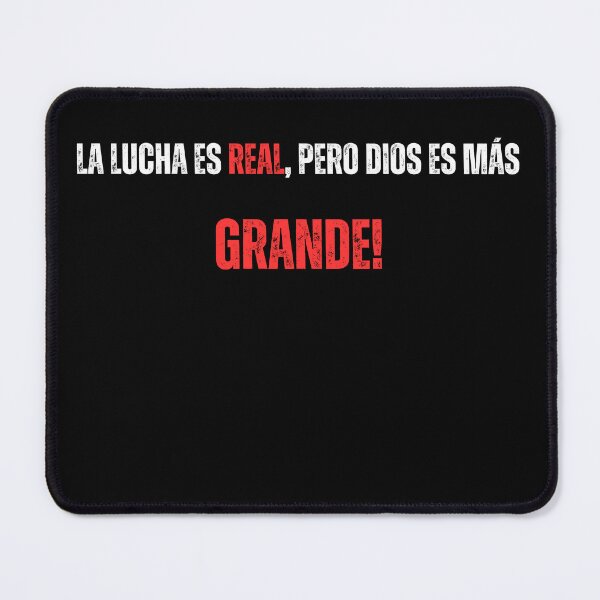 Item preview, ¡La Lucha es Real, Pero Dios es Más GRANDE! designed and sold by 7ofUsDesigns.