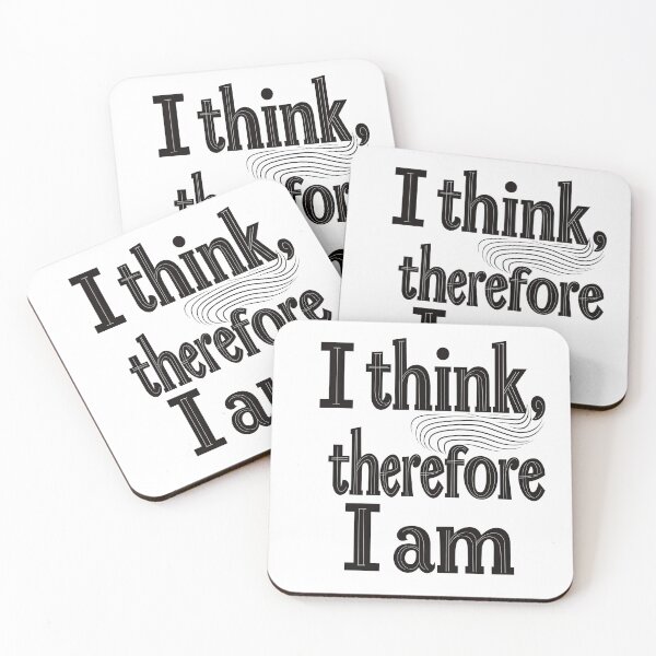 Item preview, Timeless Wisdom: “I Think, Therefore I Am” designed and sold by Desiredobsolete.