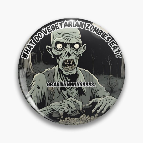 Item preview, What do Vegetarian Zombies Eat? 2 designed and sold by WheelieGdArt.